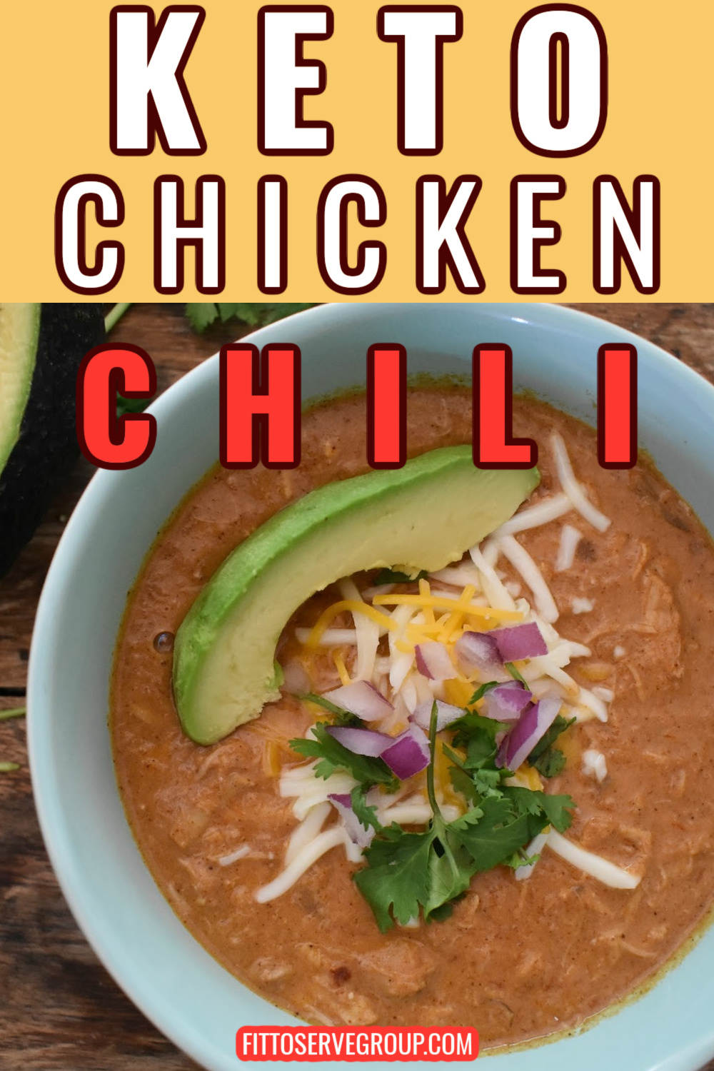 Keto Chicken Chili (Slow Cooker) · Fittoserve Group