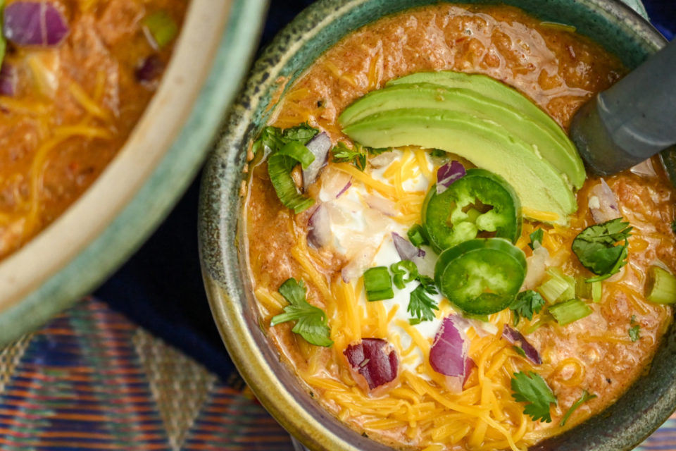 Keto Chicken Chili (Slow Cooker) · Fittoserve Group