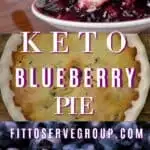 keto blueberry pie a low carb blueberry pie