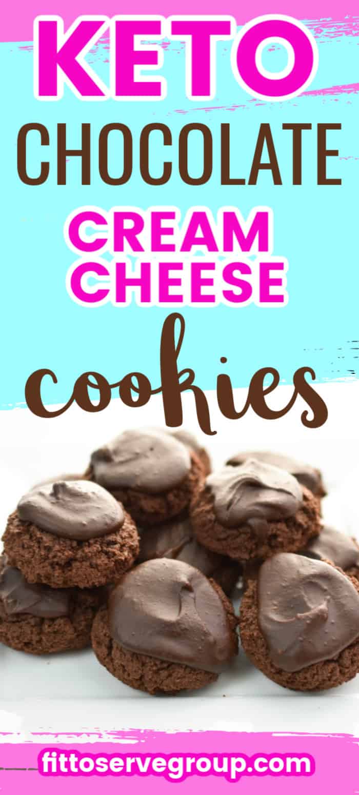 keto chocolate cream cheese cookies
