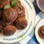keto cream cheese chocolate cookies featured image