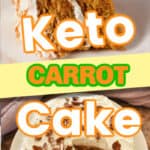 Low carb carrot cake