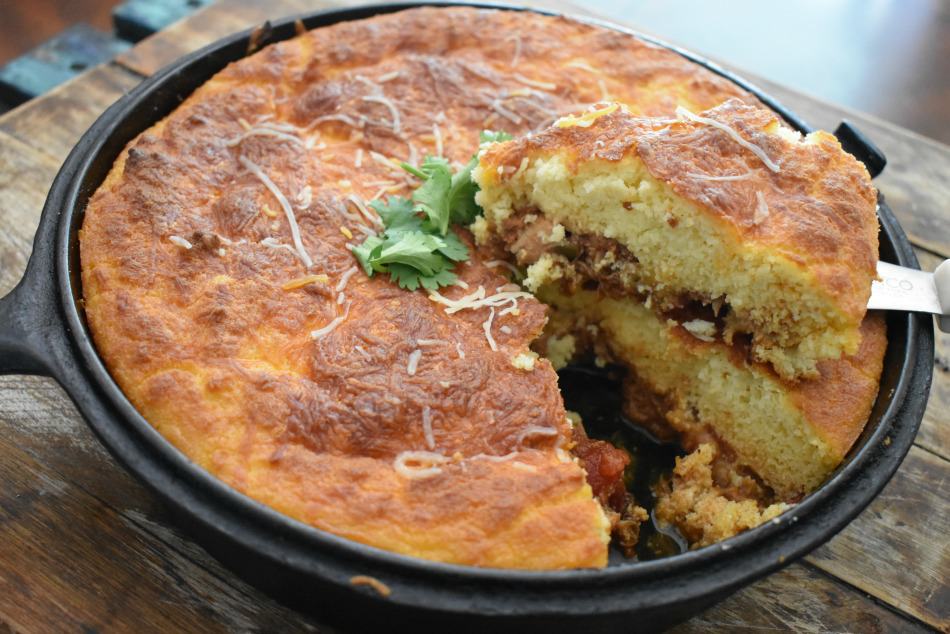 Keto Chicken Chili Cornbread Casserole (Easy Keto Chili)