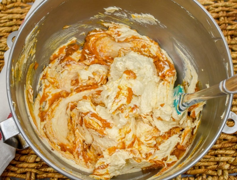 Keto pumpkin donut batter