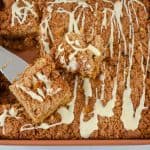 This delicious recipe for keto pumpkin streusel coffee cake that is sure to be your low carb coffee cake of choice during pumpkin season. It's packed with pumpkin spice flavors yet low in carbs and keto-friendly. keto pumpkin coffee cake| keto pumpkin streusel coffee cake| low carb pumpkin streusel coffee cake|keto pumpkin recipe|low carb pumpkin recipe