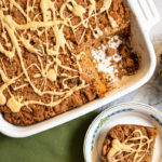 keto pumpkin streusel coffee cake featured image