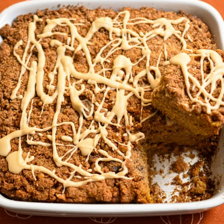 keto pumpkin streusel coffee cake recipe