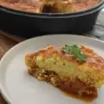 Keto Chicken Chili Cornbread Casserole