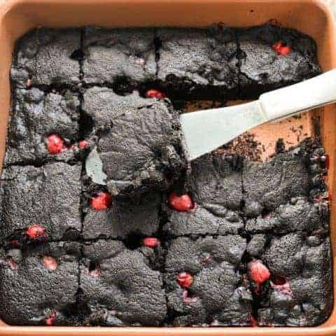 Keto Cranberry Brownies