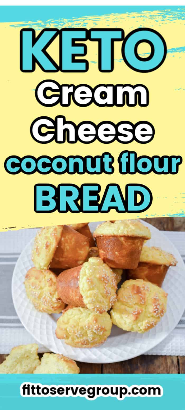 keto cream cheese coconut flour bread