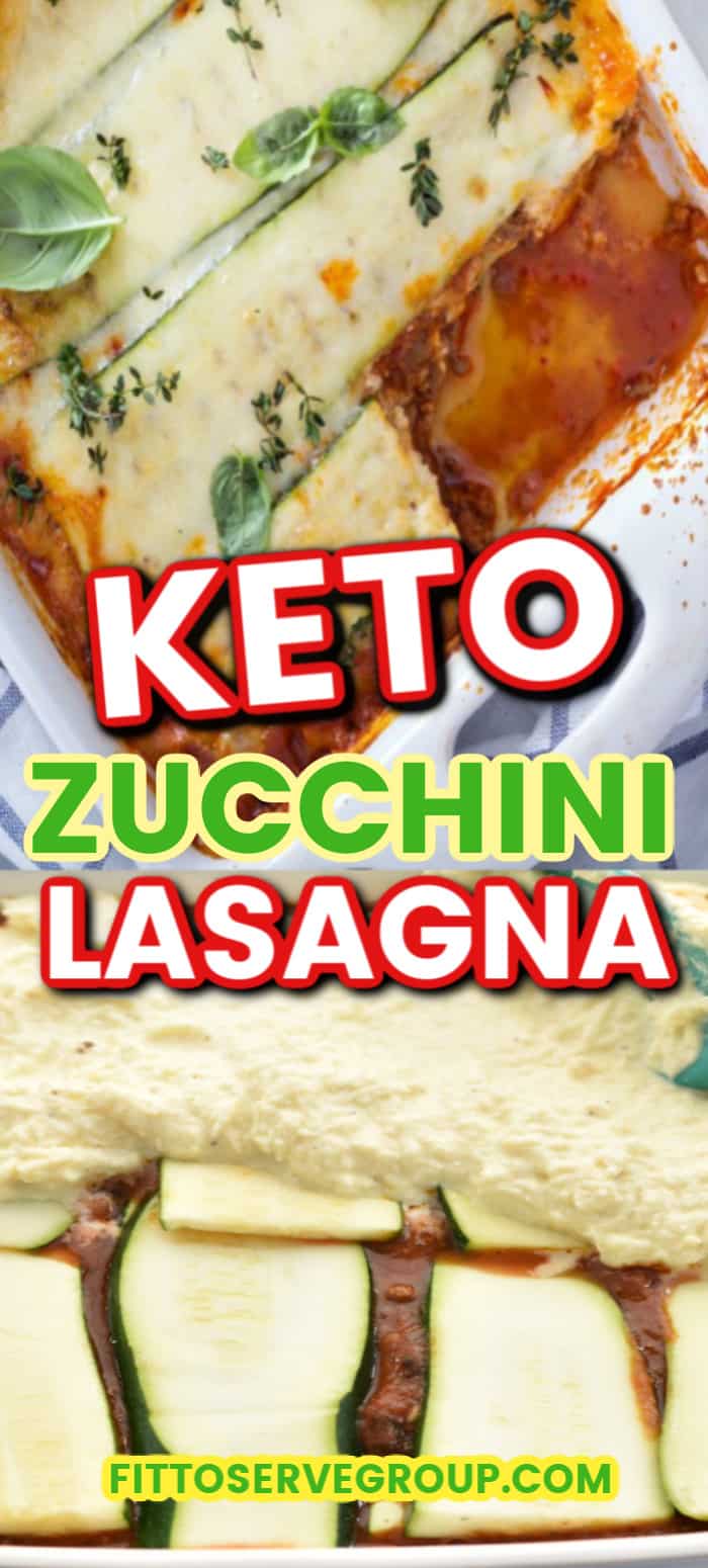 Easy Keto Zucchini Lasagna