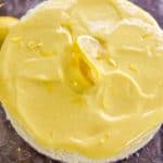 Keto lemon curd cheesecake