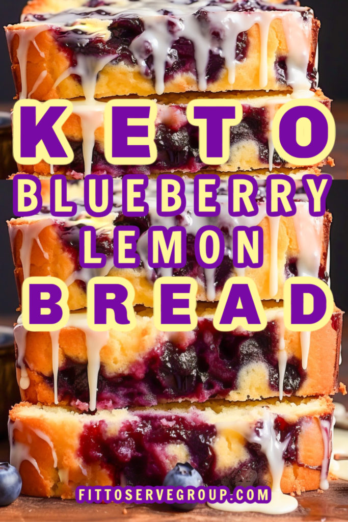 Keto Blueberry Lemon Bread