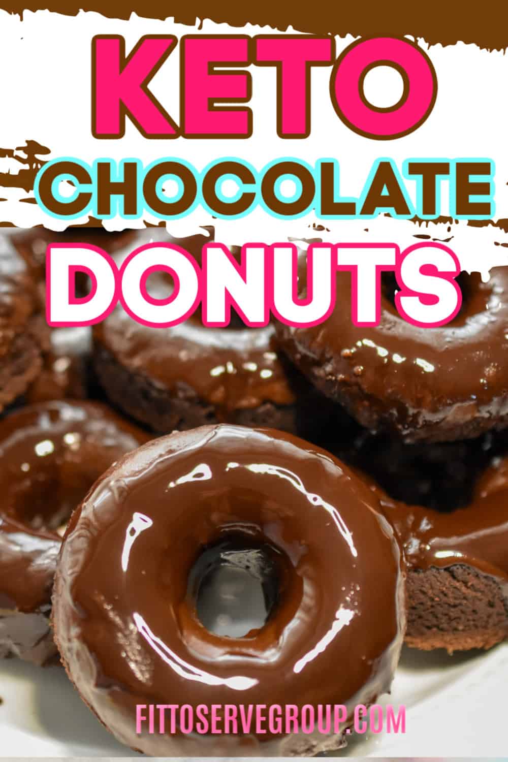 Rich Keto Chocolate Donuts
