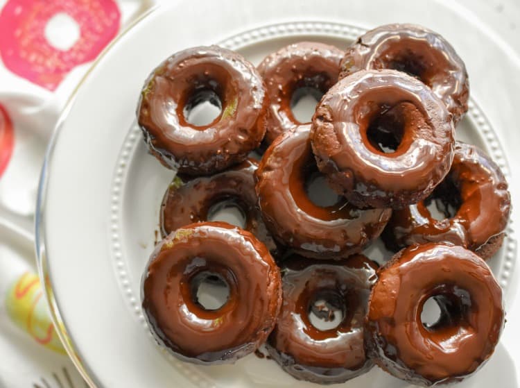 keto Hershey's chocolate donuts