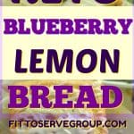 keto blueberry lemon bread