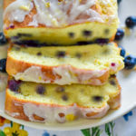 Keto blueberry lemon bread featured image