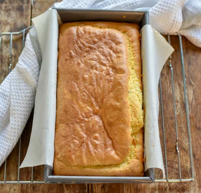 keto bread on cooling rack