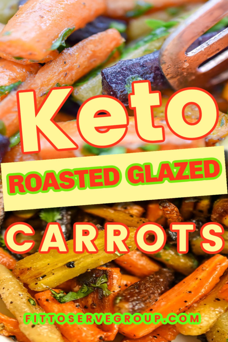 Keto Roasted Glazed Carrots