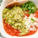 tomatillos in keto salsa