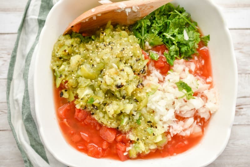 tomatillos in keto salsa