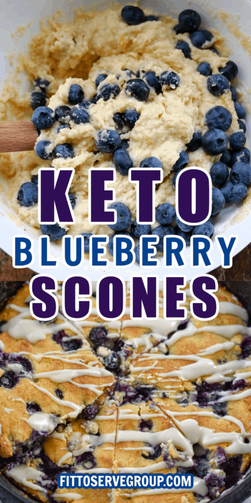 Keto Blueberry Scones · Fittoserve Group