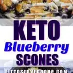 Keto blueberry Scones