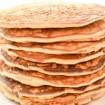 Keto Carrot Pancakes- The ultimate carrot cake pancakes that just so happen to also be sugar-free, grain-free, gluten-free and have an option to also be nut-free. If you're a fan of all the flavors of carrot cake but want to avoid the carbs, this recipe is for you. #ketocarrotpancakes #ketopancakes #lowcarbpancakes #lowcarbcarrotcakepancakes