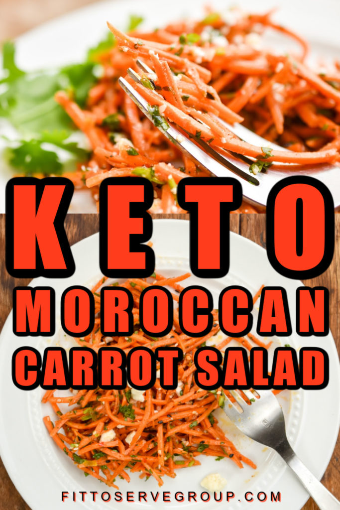 Keto Moroccan Carrot Salad