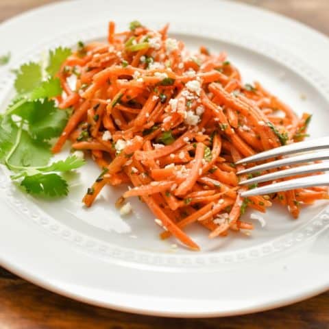 keto Moroccan carrot salad