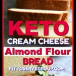 keto almond flour cream cheese bread