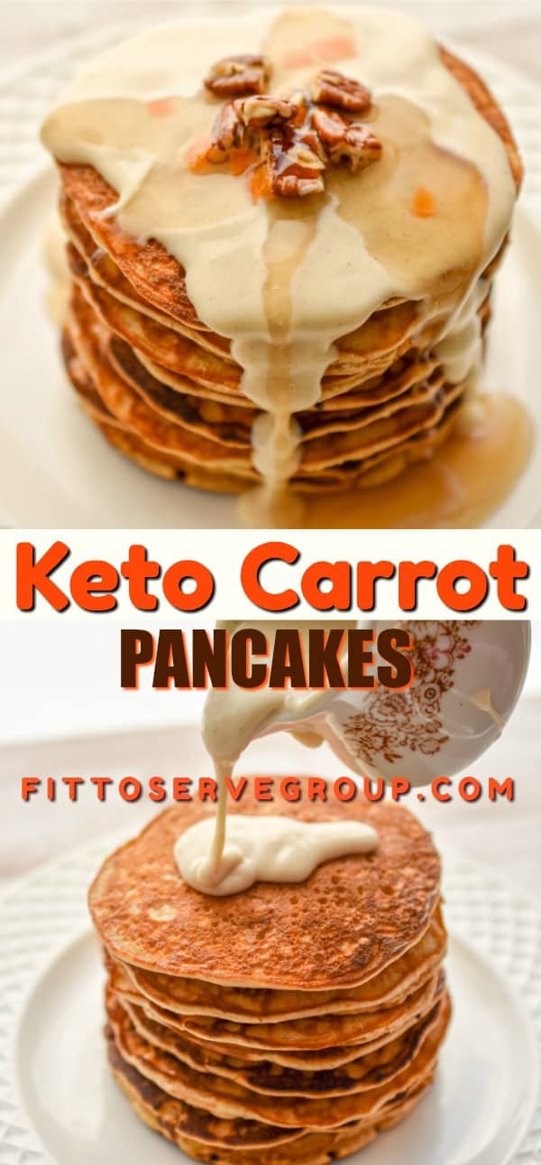 Keto Carrot Pancakes · Fittoserve Group