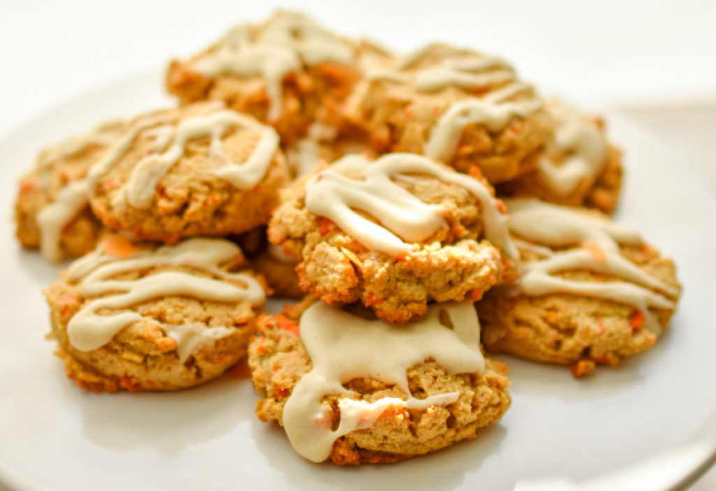 low carb carrot cake cookies