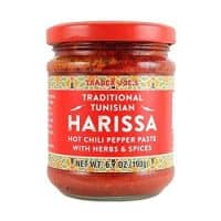 Trader Joe’s Traditional Tunisian Harissa Hot Chili Pepper Paste With Herbs & Spices, 6 oz Jar (Single)