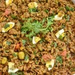 Keto Moroccan picadillo is a simple dish that gets its flavor by cooking ground beef with the exotic flavors of Morocco. The warm spices as well as Harissa paste is the basis of this very flavorful dish.