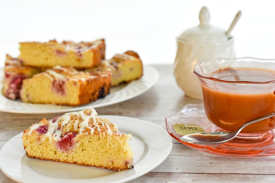 Keto Raspberry Scones-makes the perfect low carb treat. They have all the flavor we love in traditional raspberry scones minus all the carbs. Plus, it's easy because you do not roll out the dough in this recipe. #ketoscones #lowcarbscones #ketoraspberryscones #lowcarbraspberrysconesÂ 