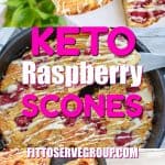 Keto Raspberry Scones