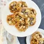 These Keto Trash Cookies are the perfect combination of sweet and salty. Using leftover keto-friendly items allows you to use what's in your pantry for a delicious compost, garbage can cookies minus all the carbs.