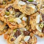 These Keto Trash Cookies are the perfect combination of sweet and salty. Using leftover keto-friendly items allows you to use what's in your pantry for a delicious compost, garbage can cookies minus all the carbs.