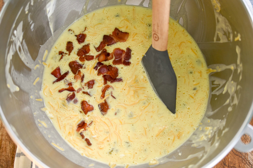 Keto Jalapeño Cheddar Bacon Cornbread