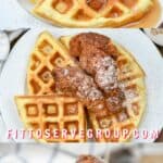 This keto chicken and waffles rivals its high carb counterpart in flavor. However, this is a delicious option has only a fraction of carbs and is keto-friendly. keto chicken and waffles| low carb chicken and waffles| chicken and waffles|chaffles