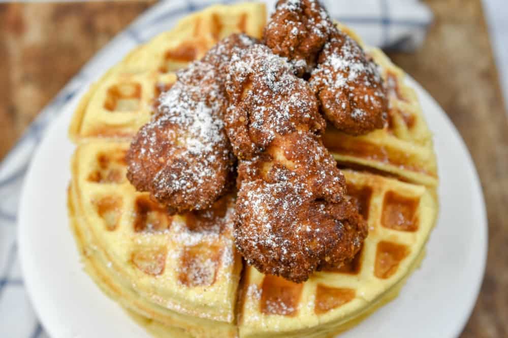 low carb chicken and waffles