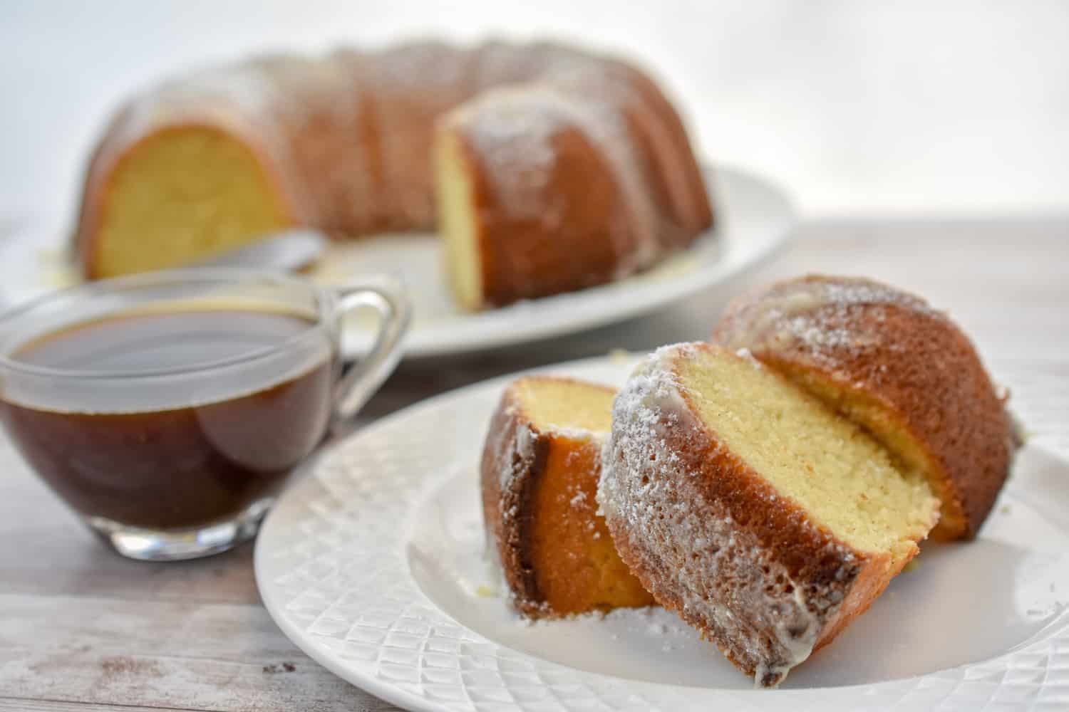 Keto brown butter bundt cake