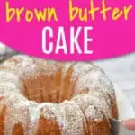 keto brown butter cake