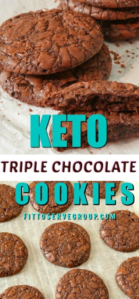 Keto Triple Chocolate Cookies · Fittoserve Group