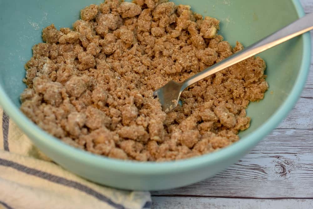 low carb streusel topping