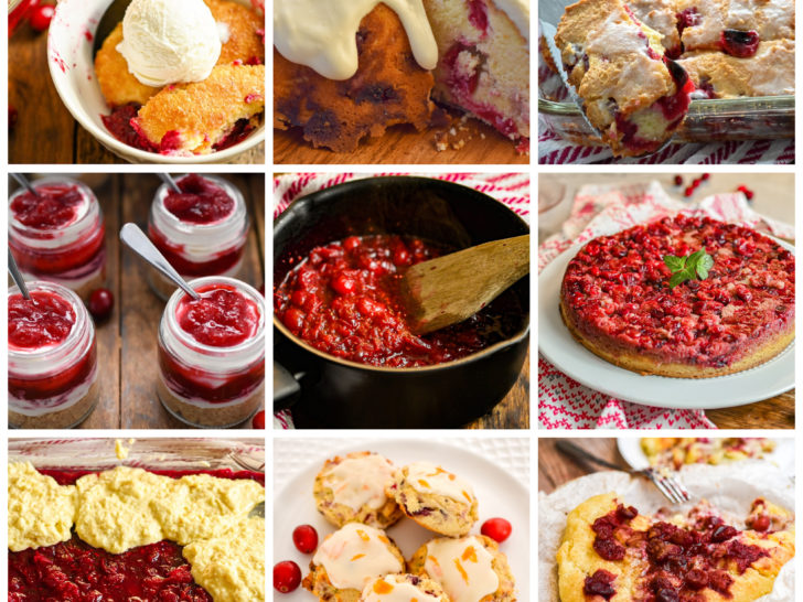 keto cranberry recipes featured image