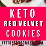 Keto red velvet cookies