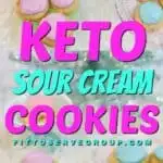 keto sour cream cookies keto sugar cookies