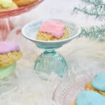 keto sour cream cookies colorful christmas scene